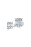 MINDI MOND MINDI MOND CLARITY DUAL CUBE DIAMOND RING