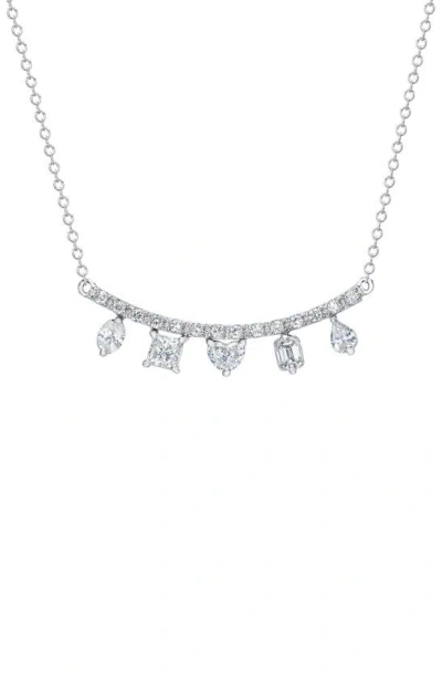 Mindi Mond Clarity Fancy Diamond Necklace In White Gold/ Diamond