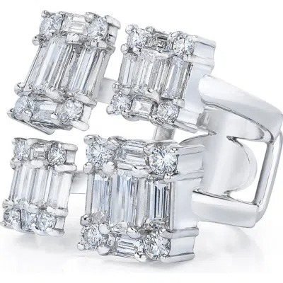 Mindi Mond Clarity Quad Cube Diamond Ring