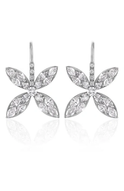 Mindi Mond Diamond Flowerfly Drop Earrings