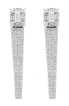 Mindi Mond Diamond Icicle Earrings