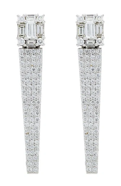 Mindi Mond Diamond Icicle Earrings