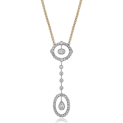 Mindi Mond Double Floating Pendant Necklace