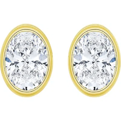 Mindi Mond Icon Diamond Stud Earrings In Yellow Gold/diamond