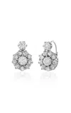 Mindi Mond New York 18k White Gold Diamond Earrings