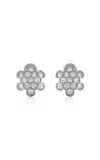 Mindi Mond New York 18k White Gold Diamond Earrings
