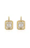 Mindi Mond New York 18k Yellow Gold Diamond Drop Earrings In Yellow