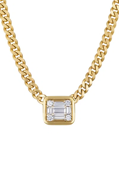 Mindi Mond New York Clarity 18k Yellow Gold Diamond Necklace