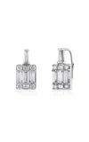 Mindi Mond New York Clarity Mega 18k White Gold Diamond Earrings