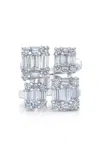 Mindi Mond New York Clarity Quad 18k Yellow Gold Diamond Ring In White