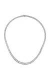 Mindi Mond New York Platinum Diamond Necklace In Gray