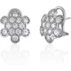 Mindi Mond Turtle Back Diamond Pavé Stud Earrings In 18k White Gold