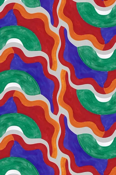 Mindthegap Alma Abstract Wallpaper In Multi