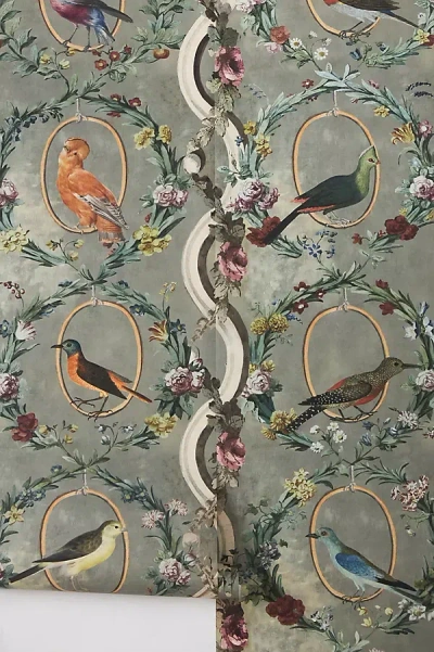 Mindthegap Countesse's Aviarium Birds Wallpaper
