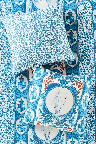 Mindthegap Organic Cotton Percale Printed Euro Sham