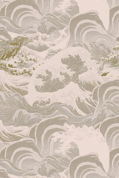 Mindthegap Sea Waves Wallpaper In Sand