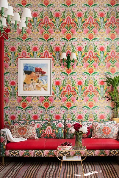 Mindthegap Suzie Q Wallpaper In Pink