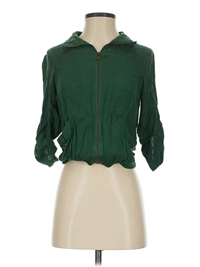 Pre-owned Mine 3/4 Sleeve Blouse In Green