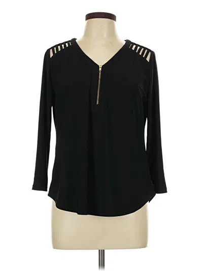 Pre-owned Mine 3/4 Sleeve T-shirt In Black