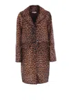 Mine Bilgi Coats In Animal Print