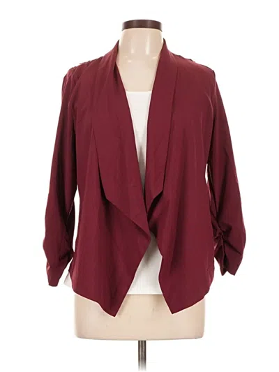 Pre-owned Mine Cardigan Sweater In Burgundy