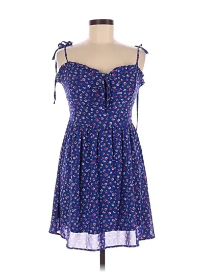 Pre-owned Mine Casual Dress In Blue