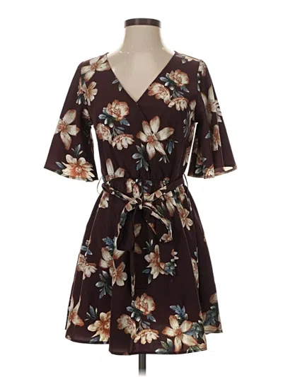 Pre-owned Mine Casual Dress In Brown