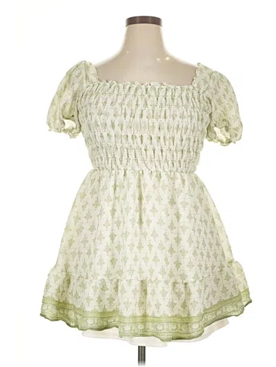 Pre-owned Mine Casual Dress In Green