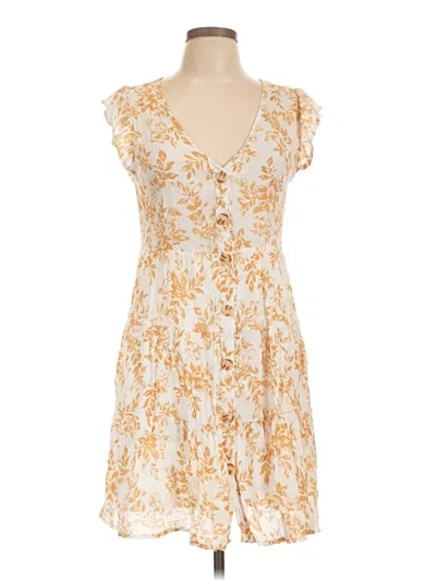 Pre-owned Mine Cocktail Dress In Tan