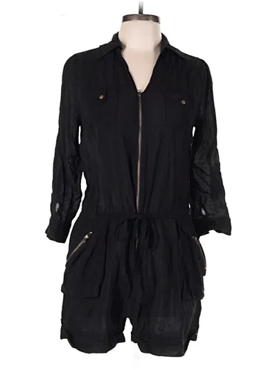 Pre-owned Mine Romper In Black