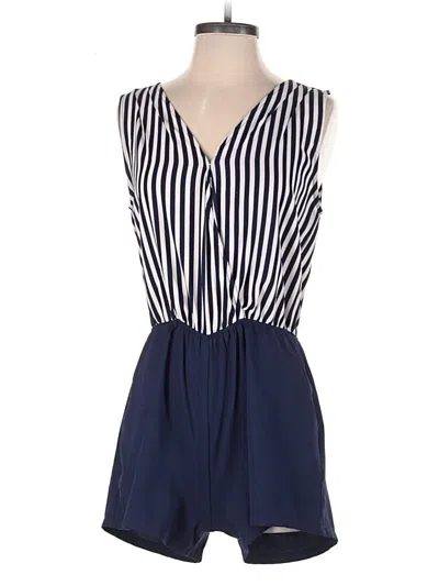 Pre-owned Mine Romper In Blue