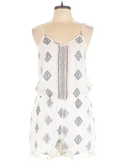 Pre-owned Mine Romper In White