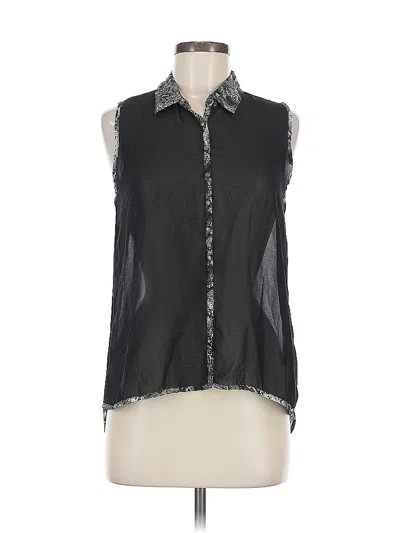 Pre-owned Mine Sleeveless Blouse In Black