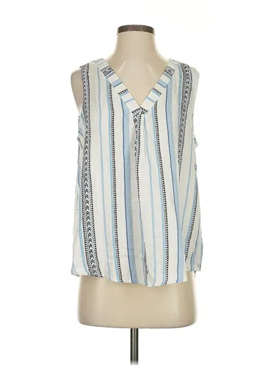 Pre-owned Mine Sleeveless Blouse In Blue