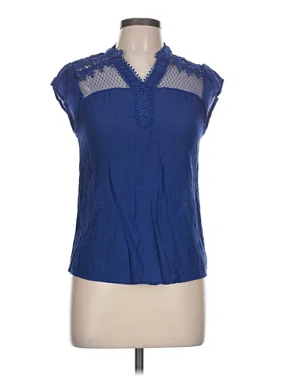 Pre-owned Mine Sleeveless Blouse In Blue