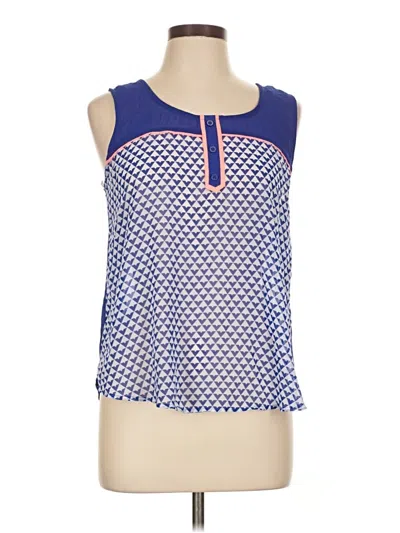 Pre-owned Mine Sleeveless Blouse In Blue