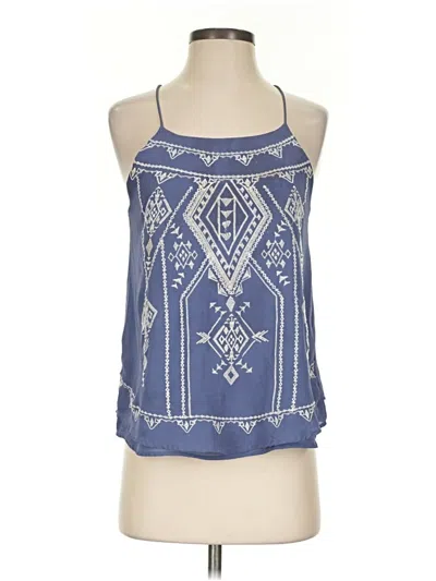 Pre-owned Mine Sleeveless Blouse In Blue
