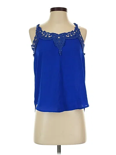 Pre-owned Mine Sleeveless Blouse In Blue