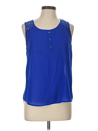 Pre-owned Mine Sleeveless Blouse In Blue