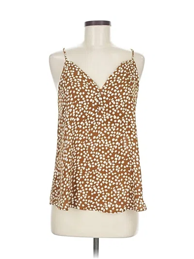 Pre-owned Mine Sleeveless Blouse In Brown