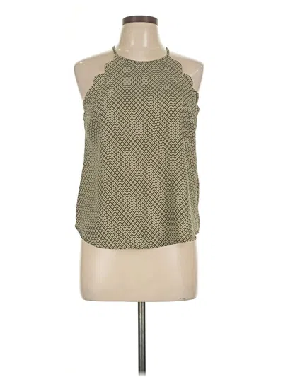 Pre-owned Mine Sleeveless Blouse In Green