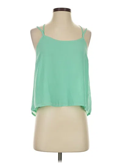 Pre-owned Mine Sleeveless Blouse In Green