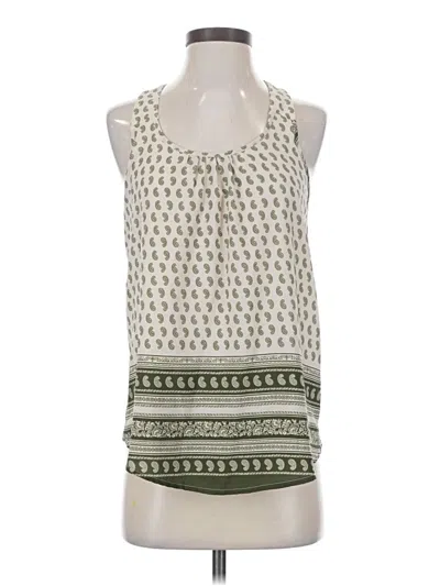 Pre-owned Mine Sleeveless Blouse In Green
