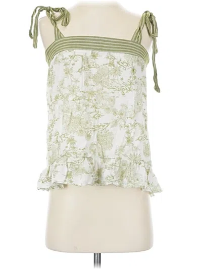 Pre-owned Mine Sleeveless Blouse In Green