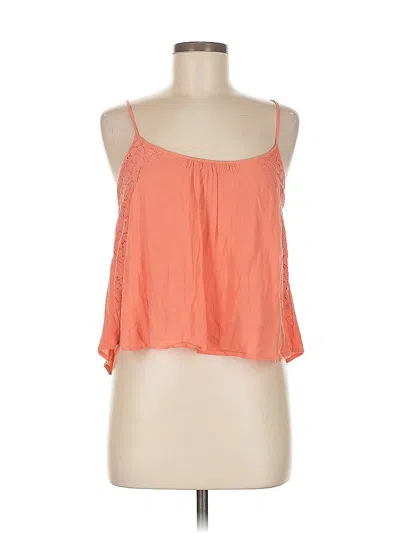 Pre-owned Mine Sleeveless Blouse In Orange