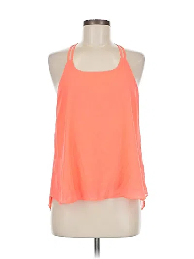 Pre-owned Mine Sleeveless Blouse In Orange