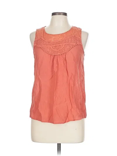 Pre-owned Mine Sleeveless Blouse In Orange