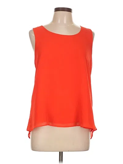 Pre-owned Mine Sleeveless Blouse In Orange