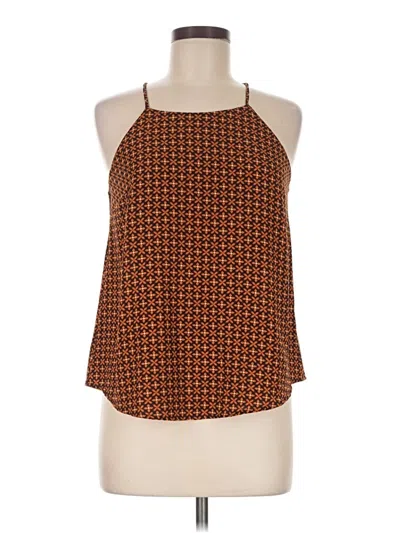 Pre-owned Mine Sleeveless Blouse In Orange