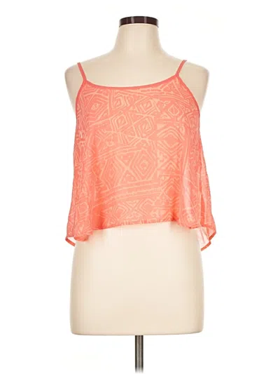 Pre-owned Mine Sleeveless Blouse In Orange
